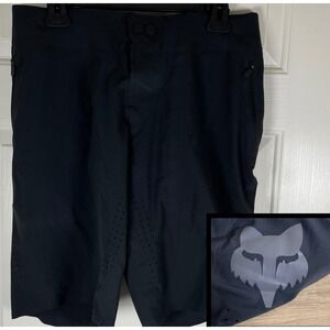 Fox Racing Livewire Pro MTB Shorts Mens 32 Black Padded Liner Cycling Trail